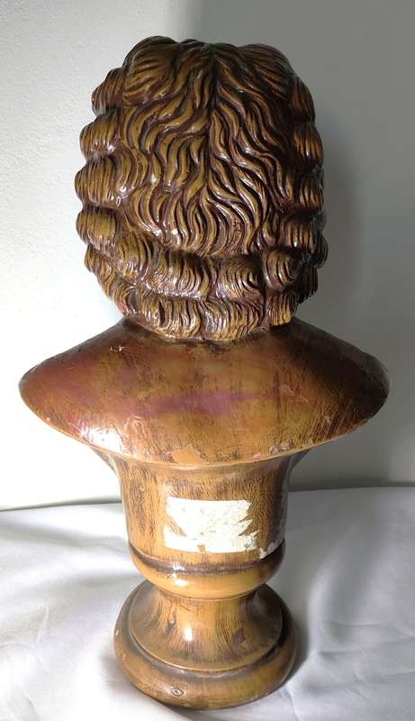 Large and Heavy Bust Statue of JS Bach - 405mm High - 240mm Wide
