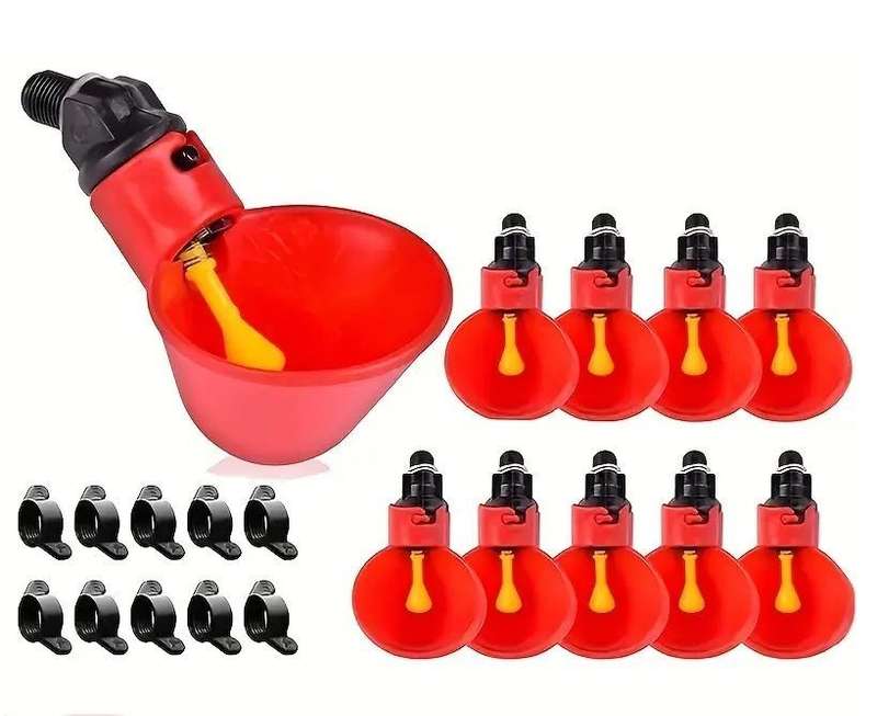 Poultry Side Drinking Nipple With cup (10piece)