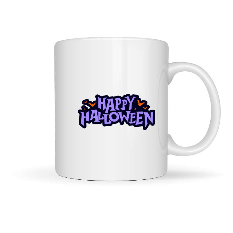 Printed Mug - Happy Halloween