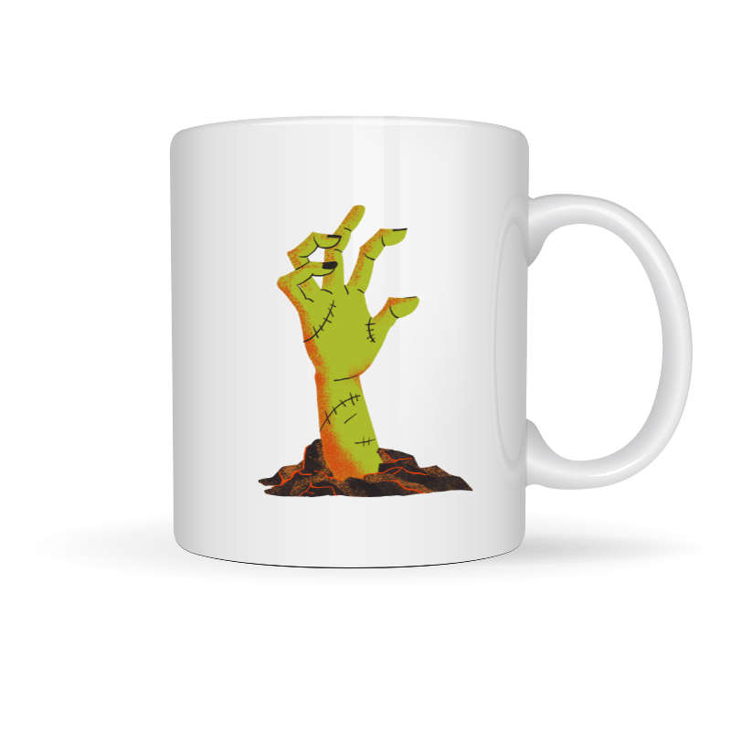 Printed Mug -The Hand Printed