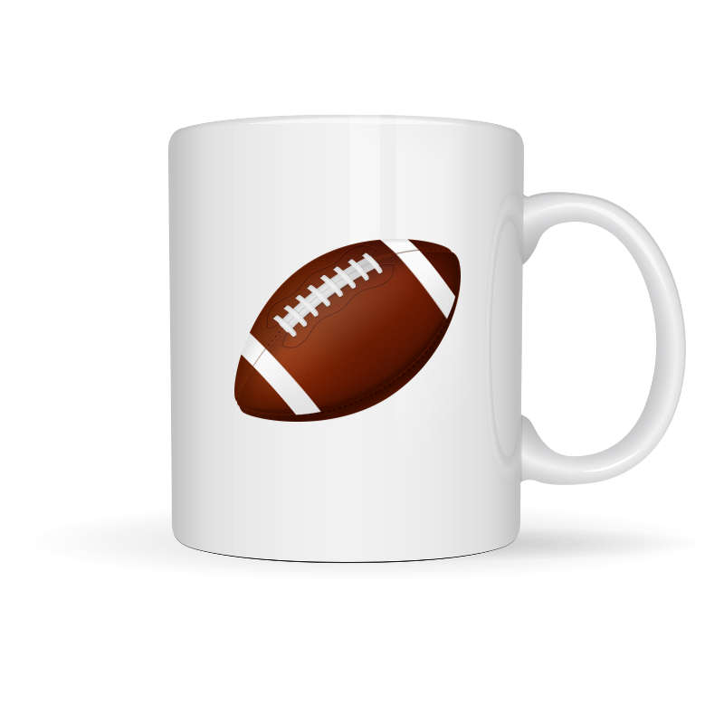 Printed Mug - FootBall Mug