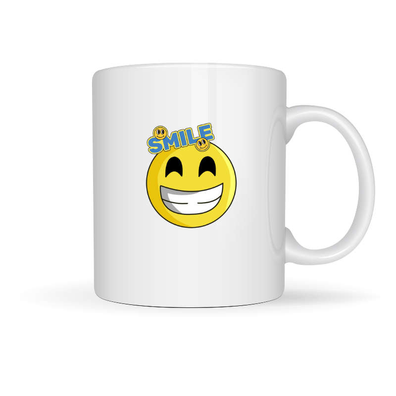 Printed Mug -Smile