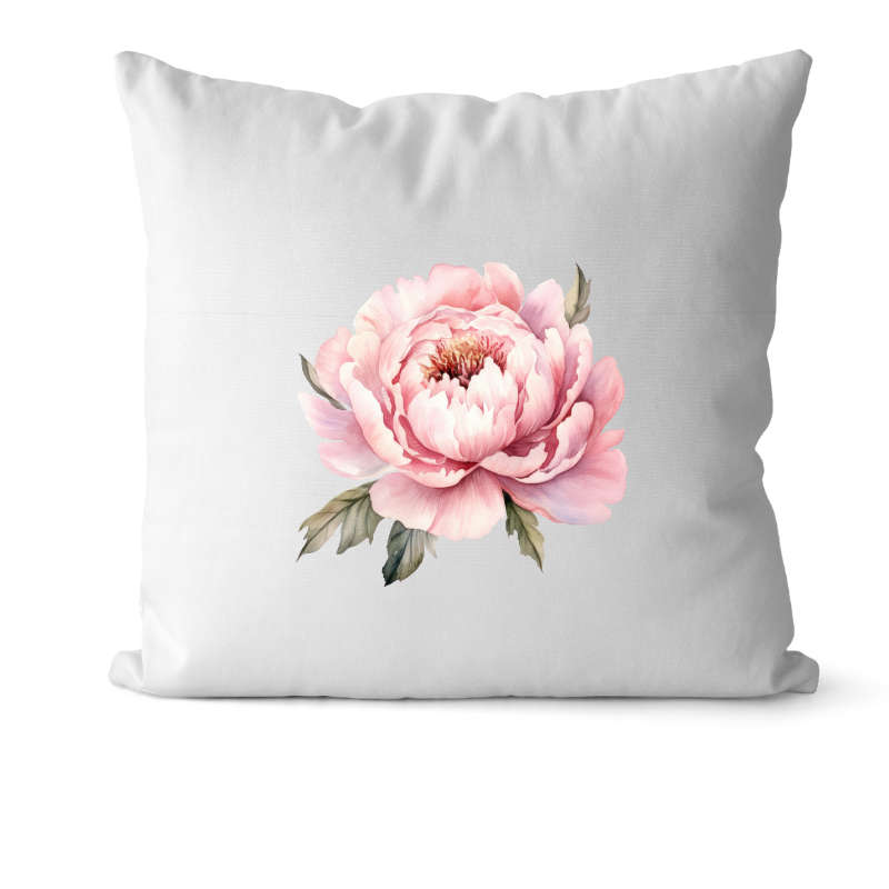 Scatter Cushion 30cm - Flower Pink Printed Cushion
