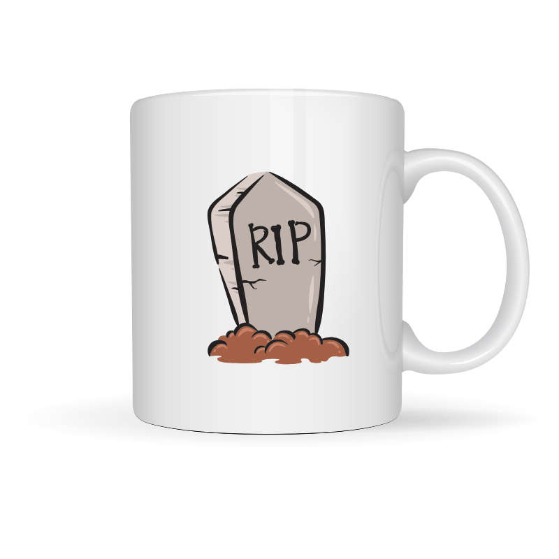 Printed Mug - RIP Halloween