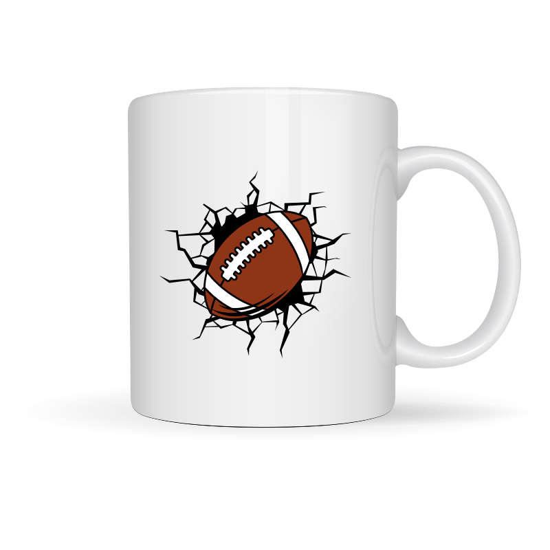 Printed Mug - FootBall