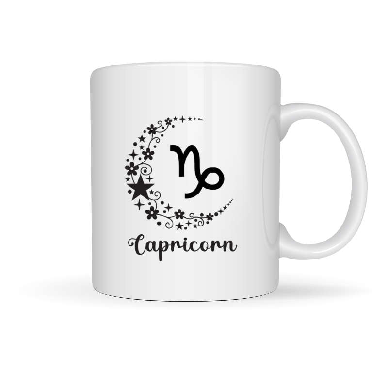 Printed Mug -Zodiac - Capricorn