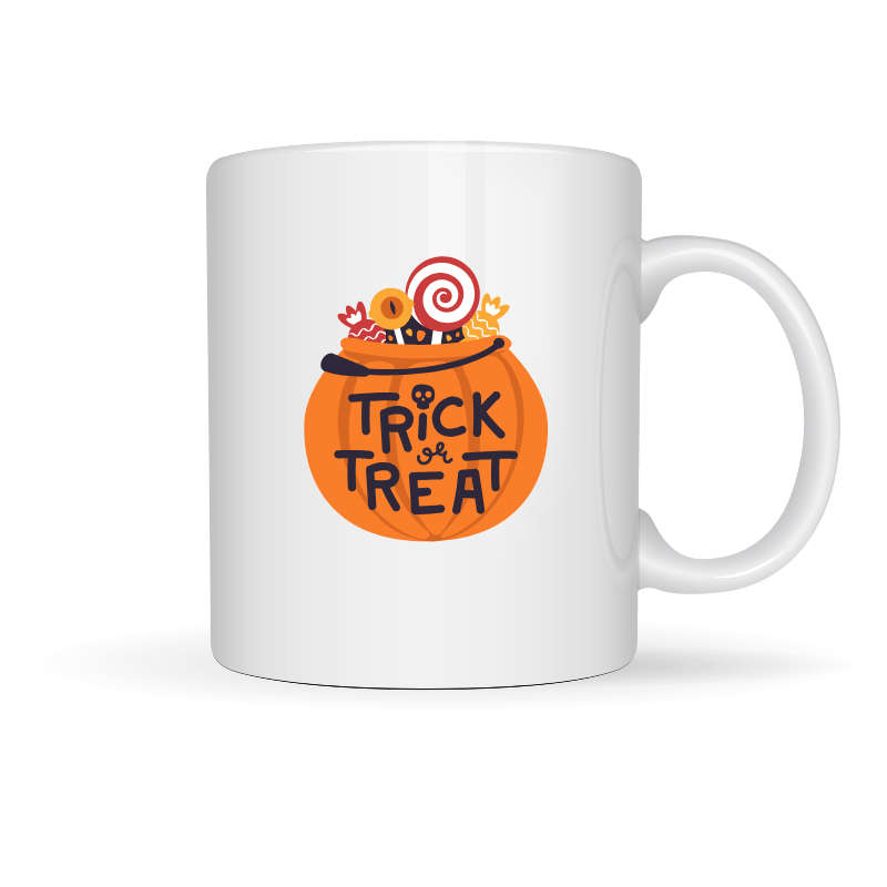 Printed Mug -Trick or Treat