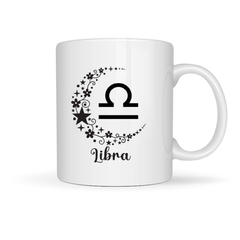 Printed Mug -Zodiac - Libra