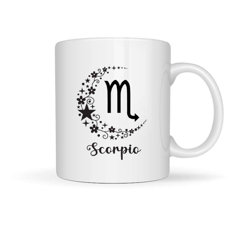 Printed Mug -Zodiac - Scorpio