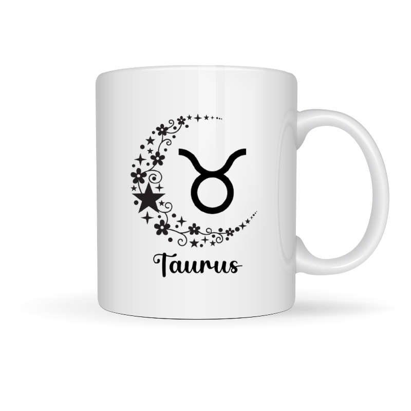 Printed Mug -Zodiac - Taurus
