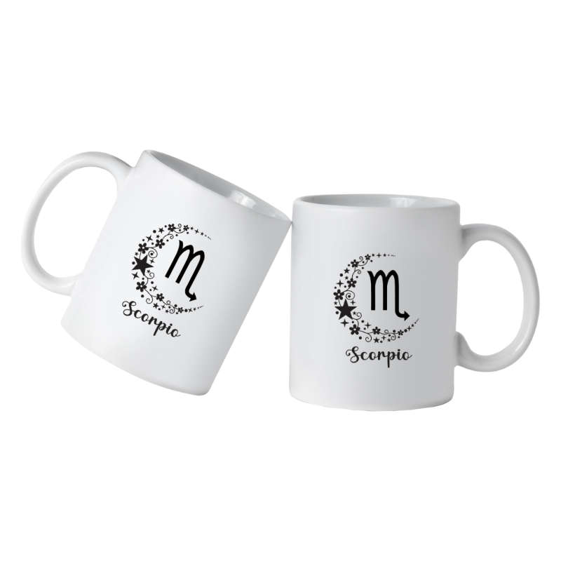 Printed Mug -Zodiac - Scorpio