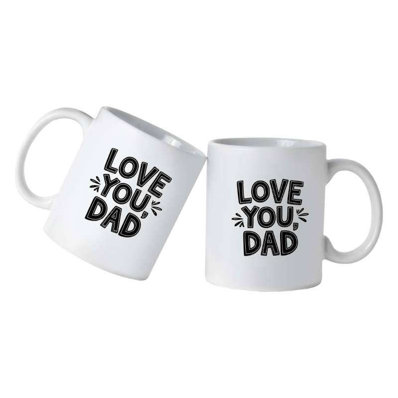 Printed Mug -Love you Dad Printed Mug