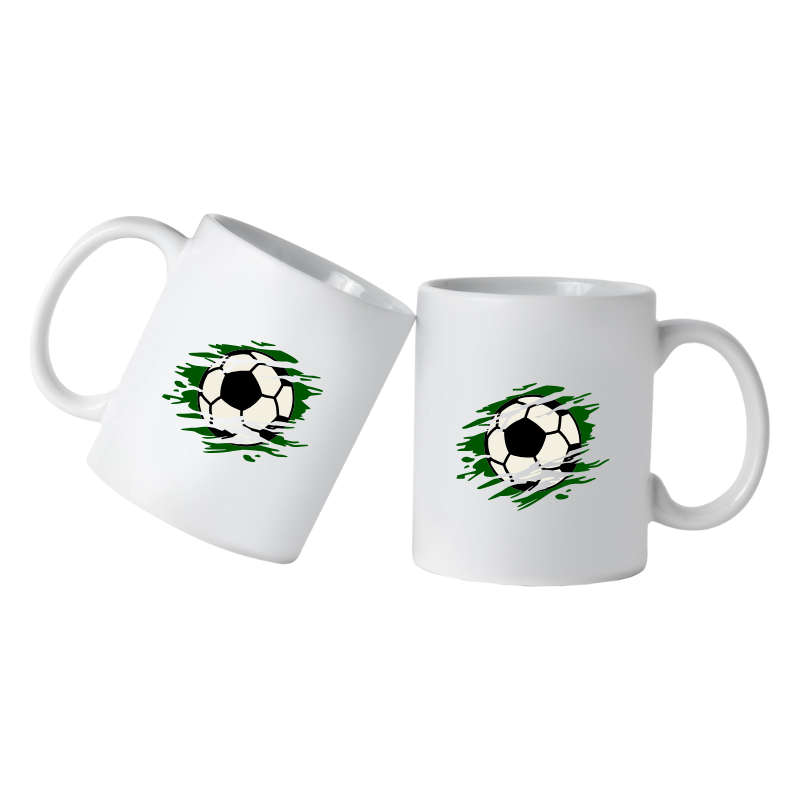 Printed Mug -Soccer Ball