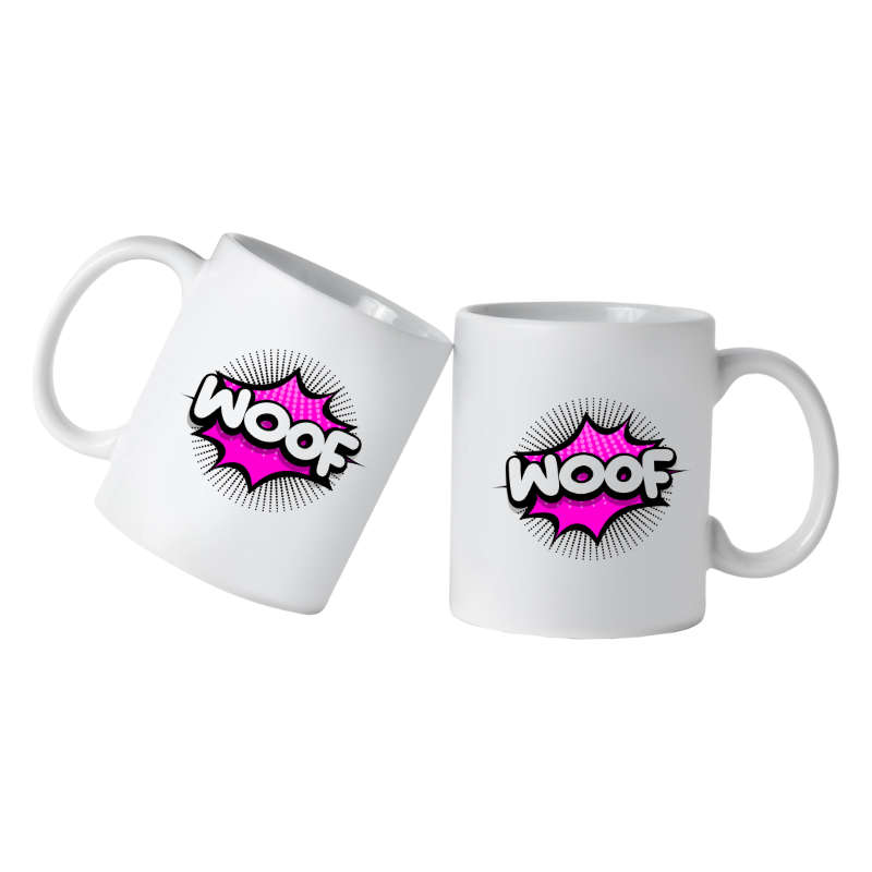 Printed Mug -Woof Printed Mug