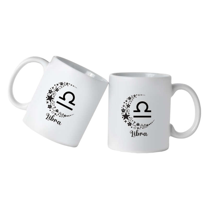 Printed Mug -Zodiac - Libra