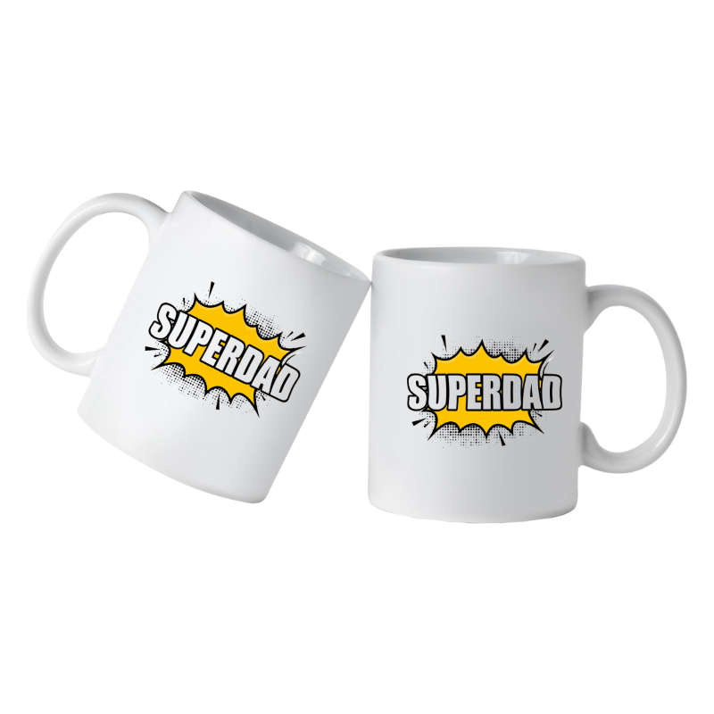Printed Mug -SuperDad Printed Mug