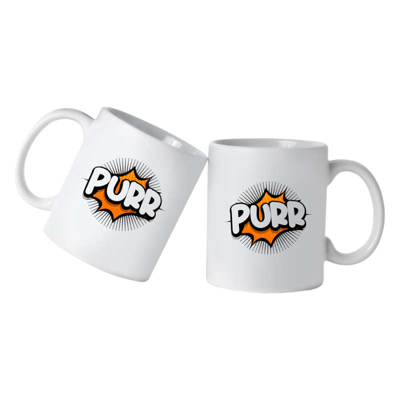 Printed Mug -PURR Printed Mug
