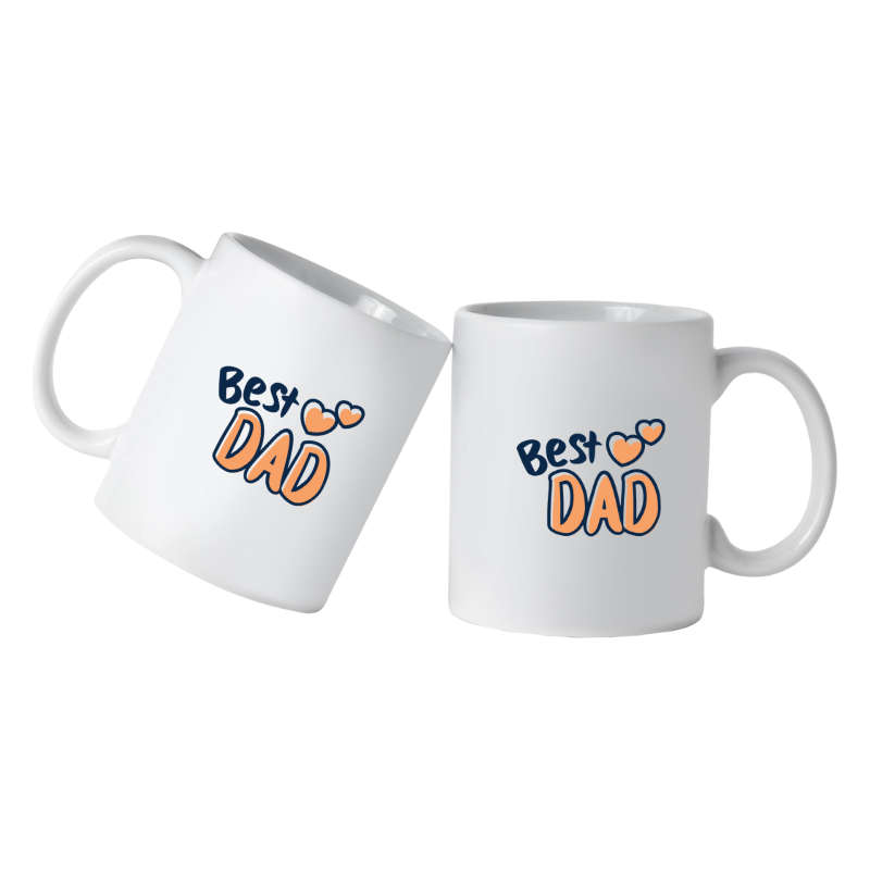 Printed Mug -Best Dad Printed Mug