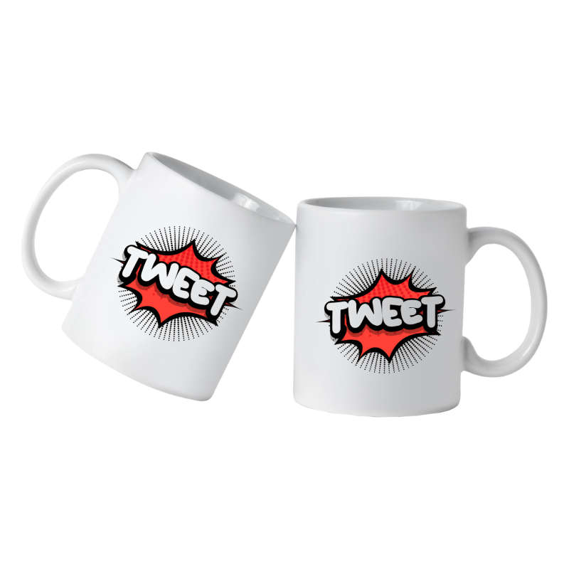 Printed Mug - Tweet Printed Mug