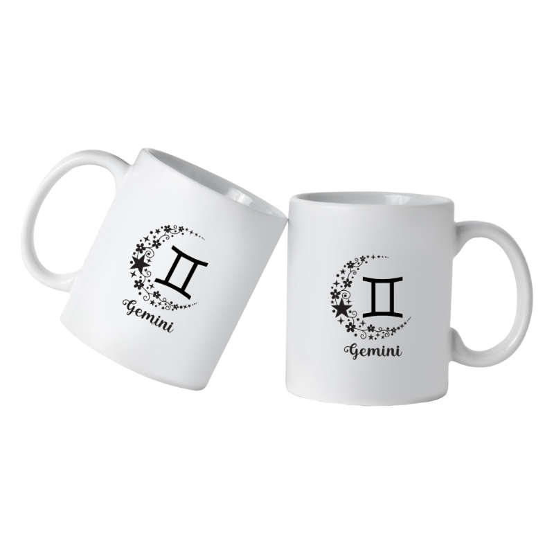 Printed Mug -Zodiac - Gemini
