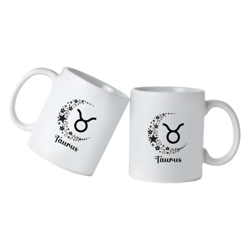 Printed Mug -Zodiac - Taurus