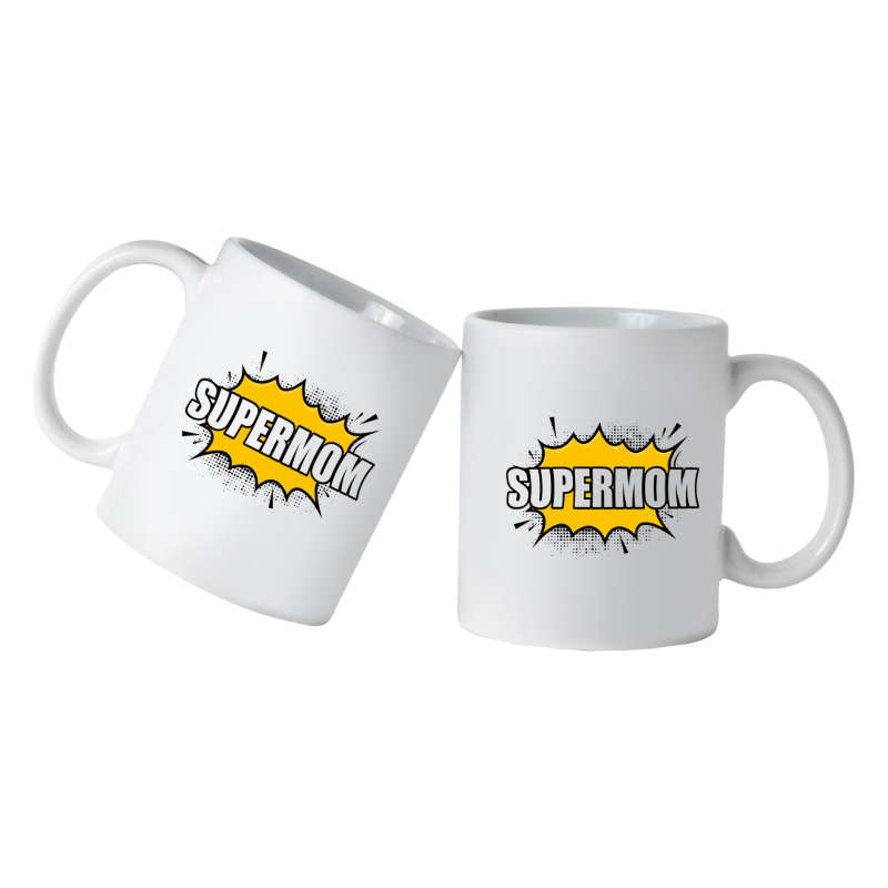 Printed Mug -Super Mom Printed Mug