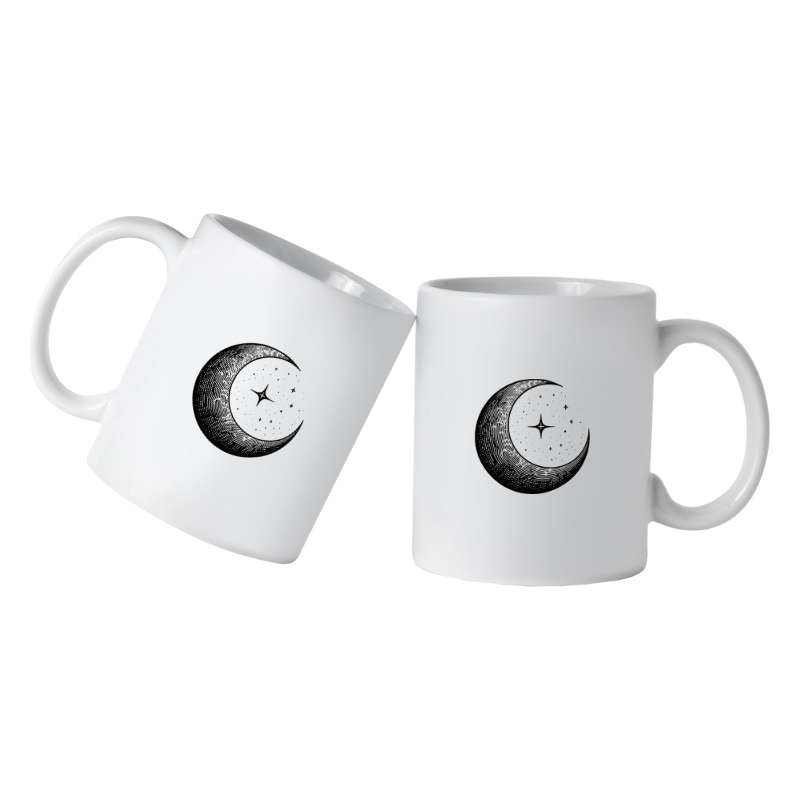 Printed Mug -Moon
