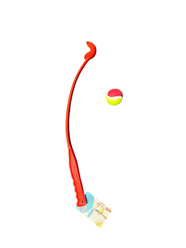 Dog Tennis Ball Chucker - Red