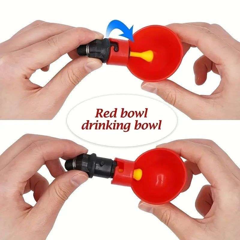 Poultry Side Drinking Nipple With cup (10piece)