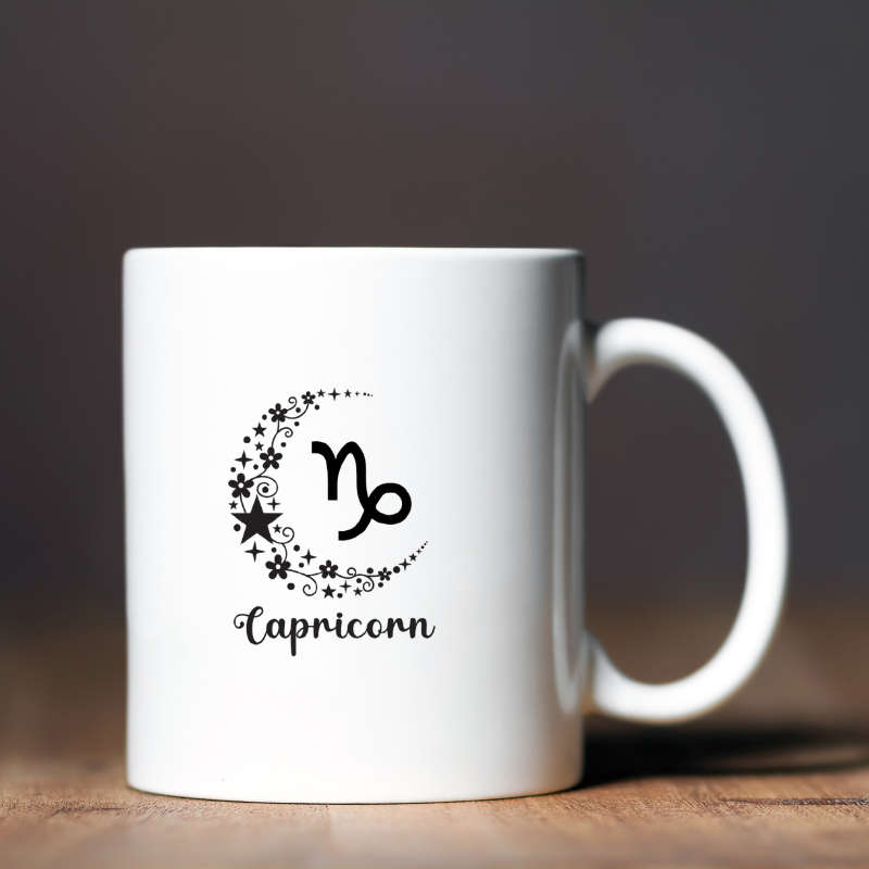 Printed Mug -Zodiac - Capricorn