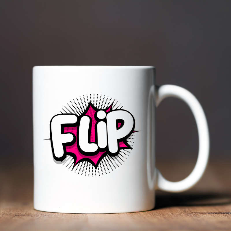 Printed Mug -Flip Printed Mug