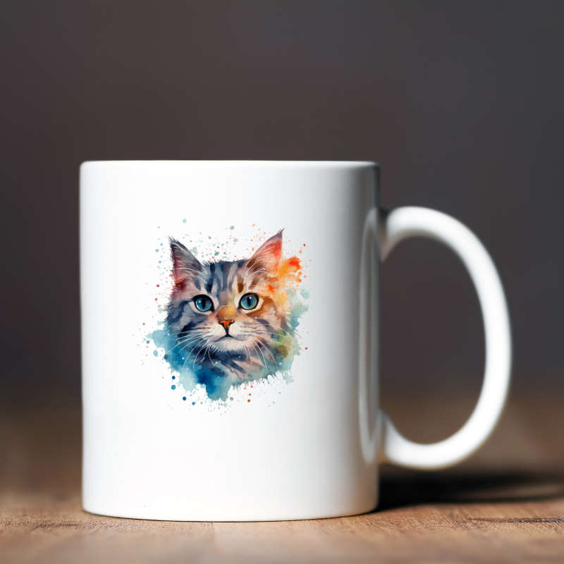Printed Mug -Cat