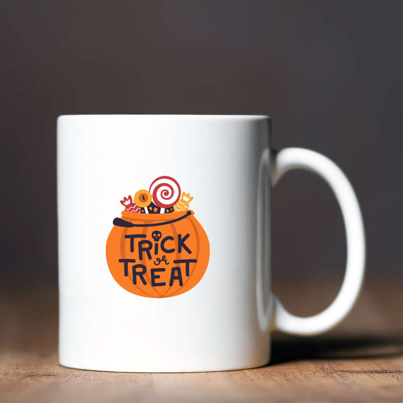 Printed Mug -Trick or Treat