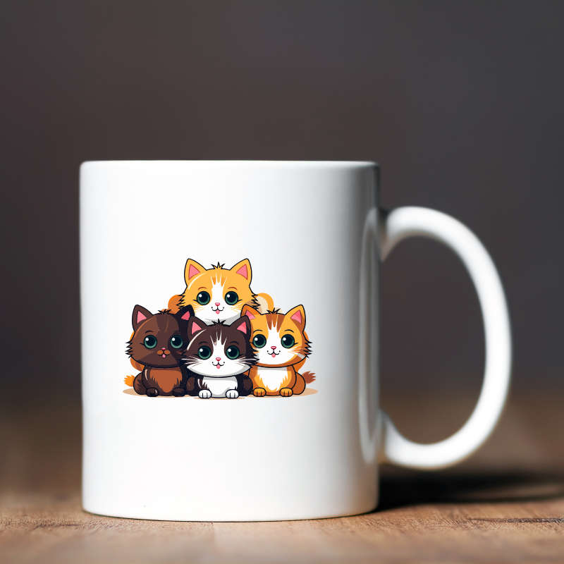 Printed Mug - Kittens