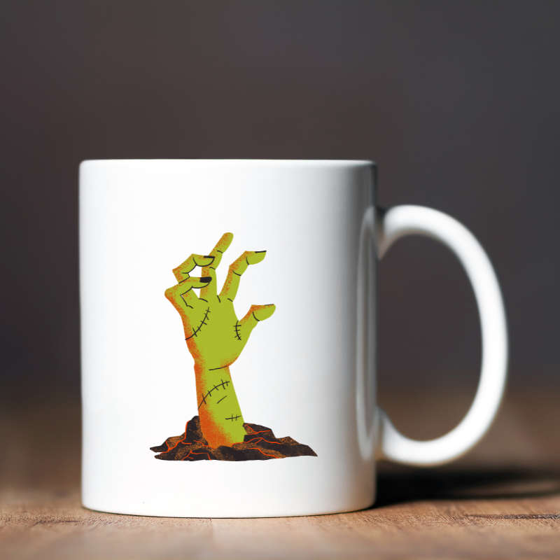 Printed Mug -The Hand Printed