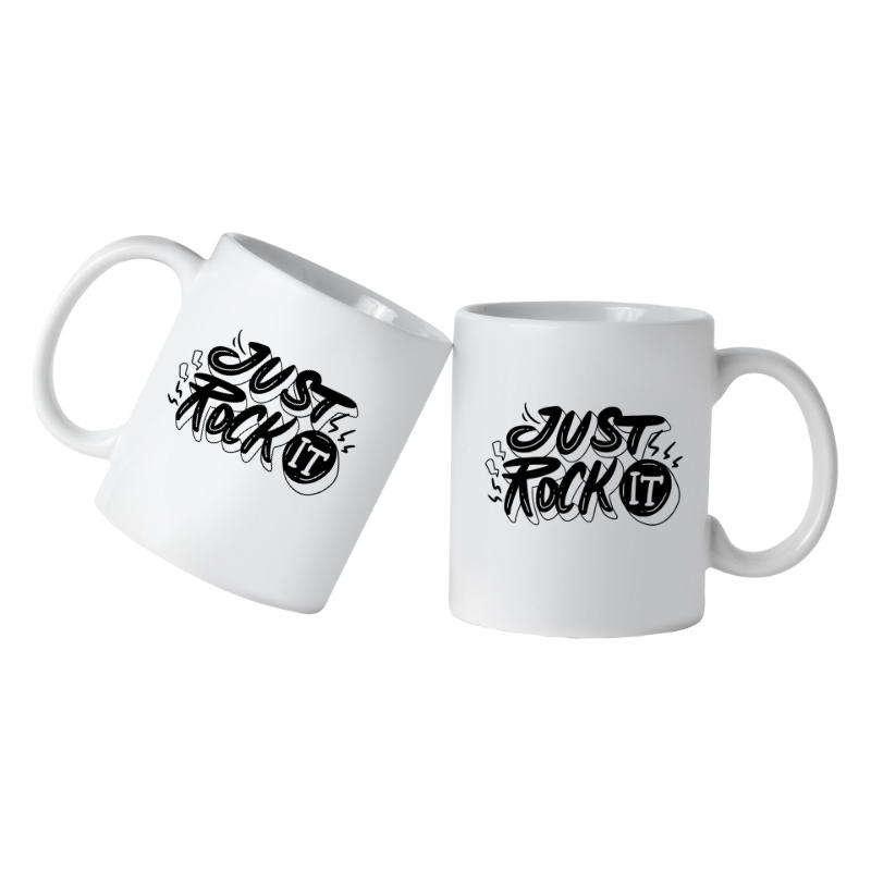 Printed Mug - Just Rock It