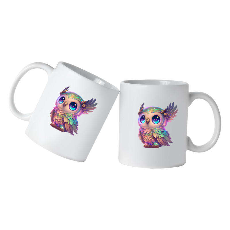 Printed Mug -Owl Mug (A)