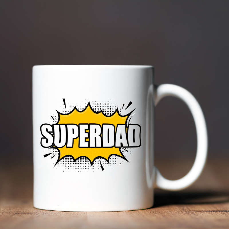 Printed Mug -SuperDad Printed Mug