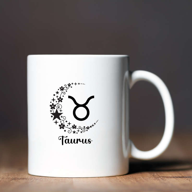 Printed Mug -Zodiac - Taurus