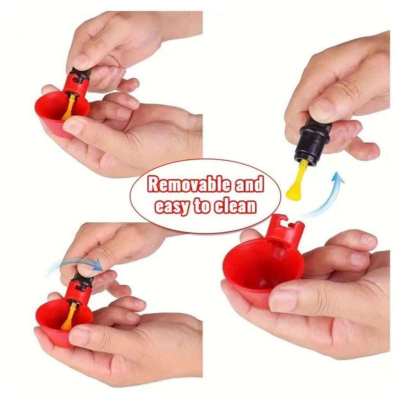 Poultry Side Drinking Nipple With cup (10piece)