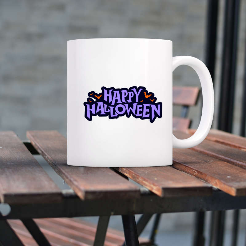 Printed Mug - Happy Halloween