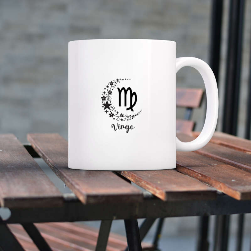 Printed Mug -Zodiac - Virgo