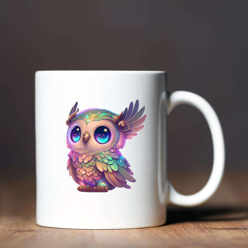 Printed Mug -Owl Mug (A)