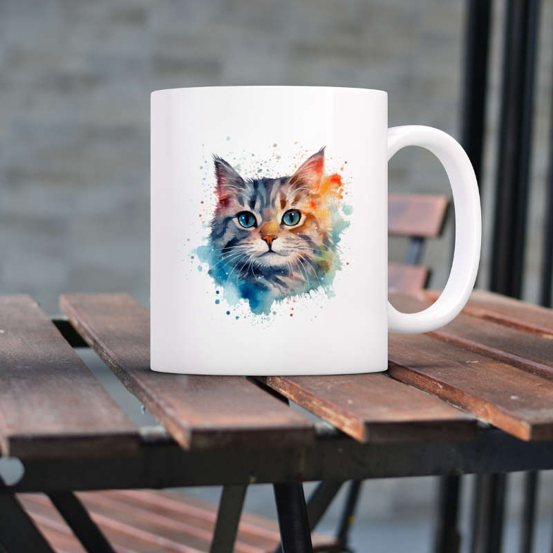 Printed Mug -Cat