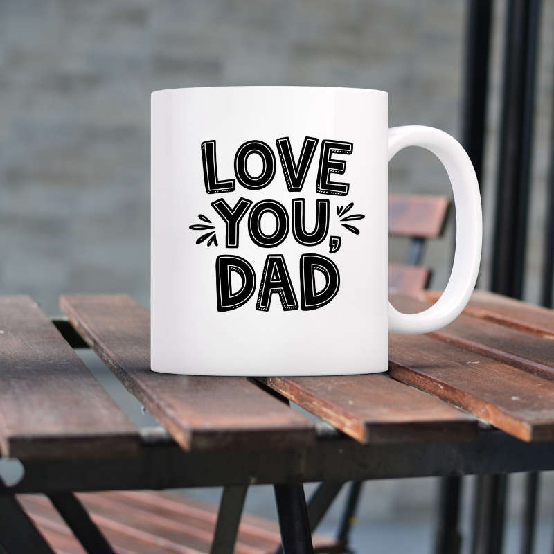 Printed Mug -Love you Dad Printed Mug