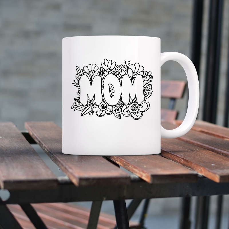 Printed Mug -Mom Printed Mug
