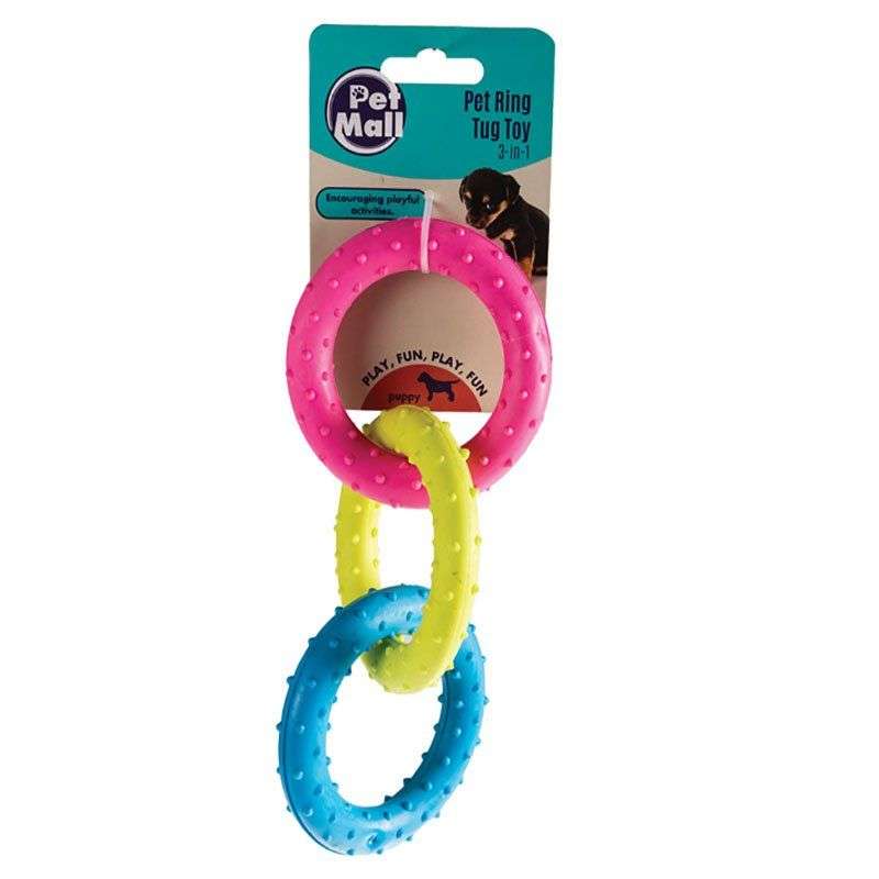 Pet Mall - Dog Toy - Ring - 3-In-1