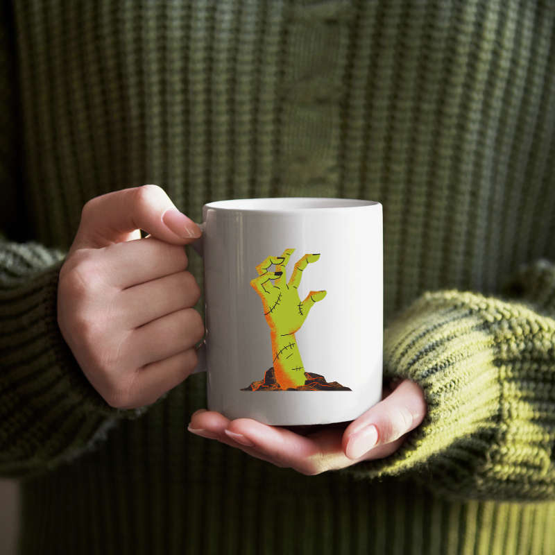 Printed Mug -The Hand Printed