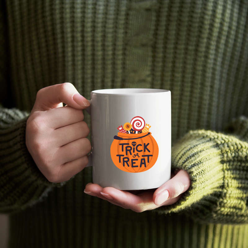 Printed Mug -Trick or Treat