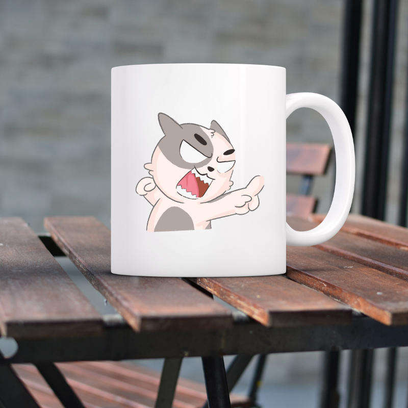 Printed Mug -Cat  (C)